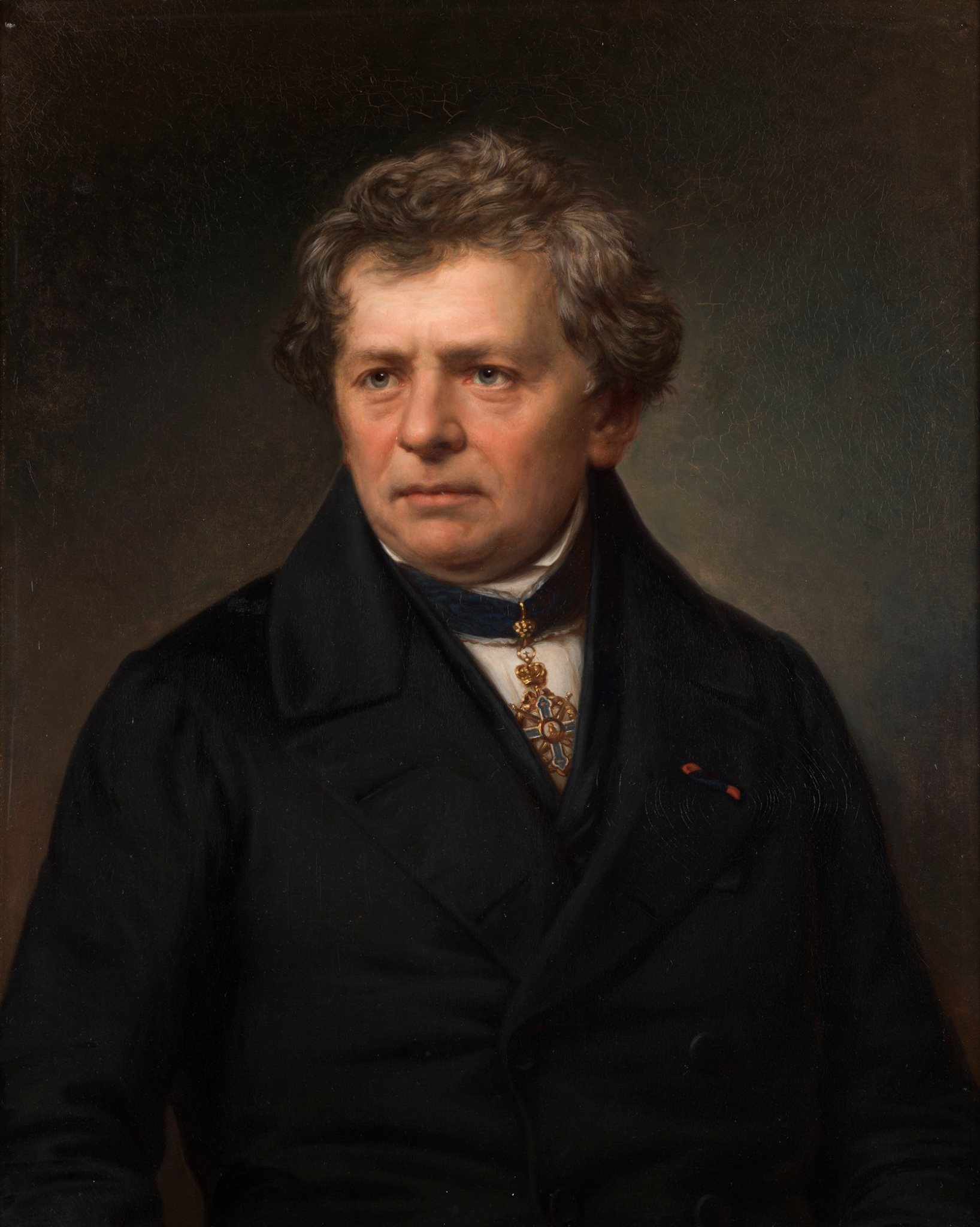 Portrait of German physicist Georg Simon Ohm