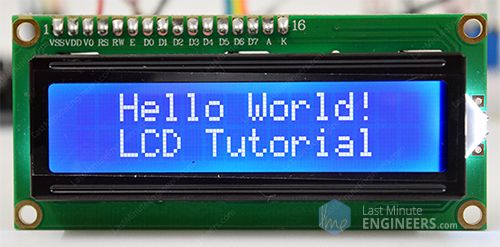 LCD display module circuit board