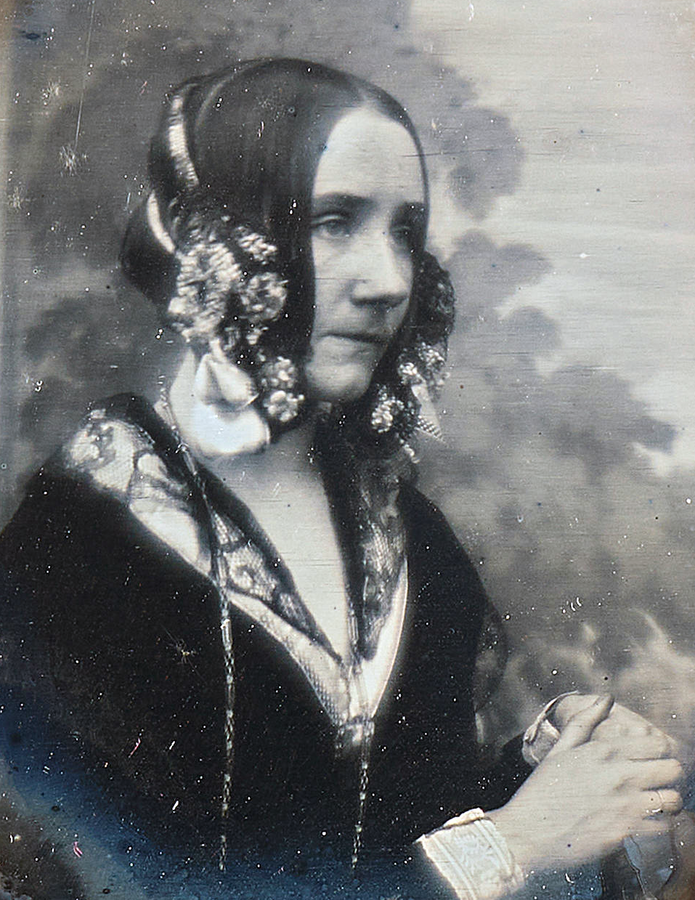 Watercolor portrait of Ada Lovelace as a young woman