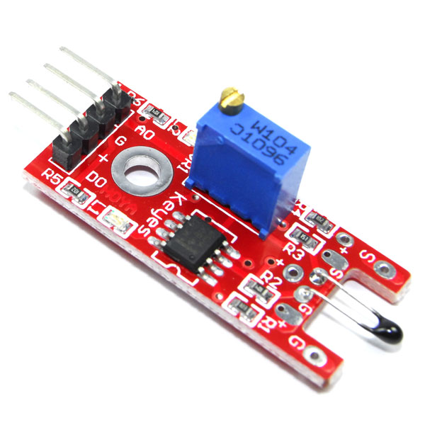 Digital temperature sensor module circuit board