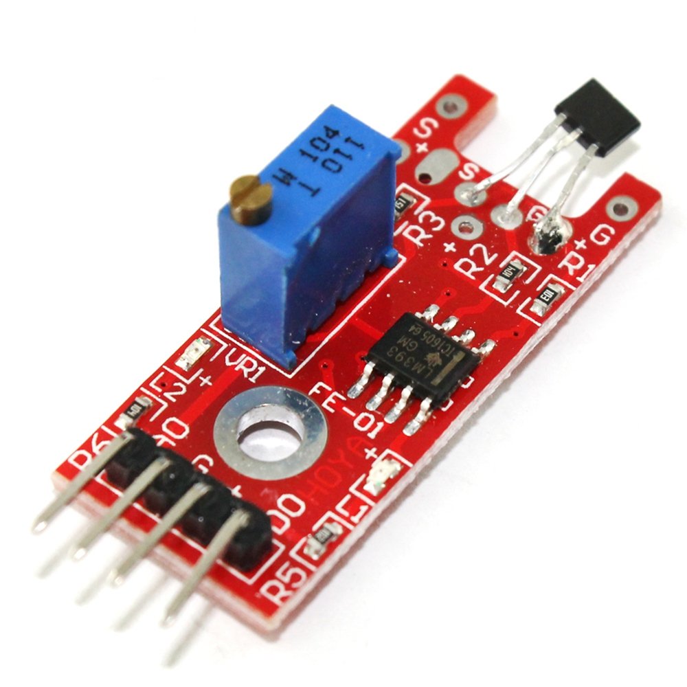 Linear Hall magnetic sensor module circuit board
