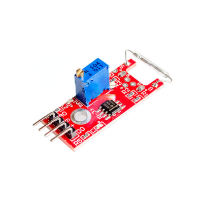 Magnetic spring sensor module circuit board