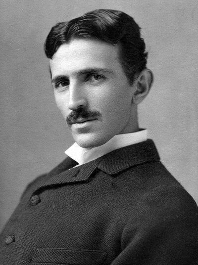 Photograph of Nikola Tesla, c. 1890