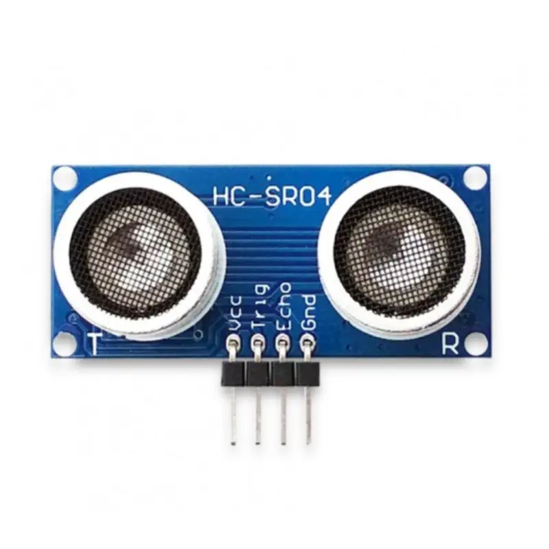 Ultrasonic sensor module with two circular transducers